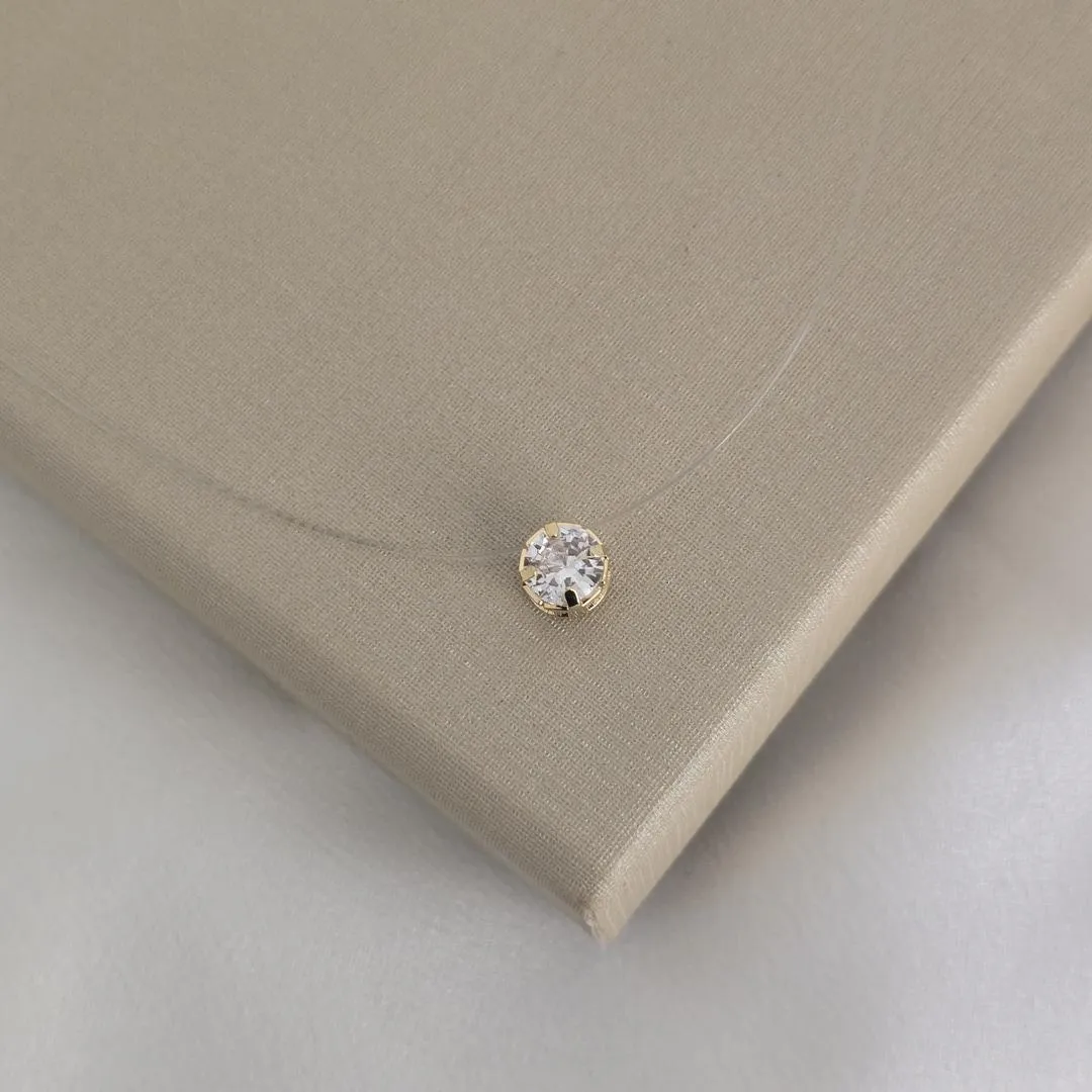 Colar Ponto de Luz | Fio Nylon